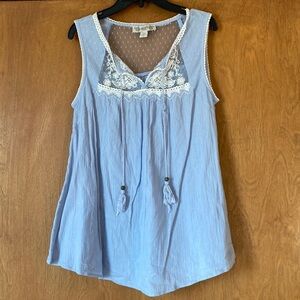 Vintage America Blues embroidered top